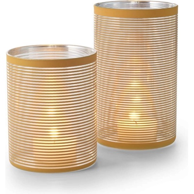 Philippi Голям ветроустойчив свещник philippi модел amber