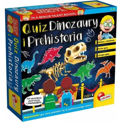Lisciani Kvíz Dinosauři a prvotní člověk