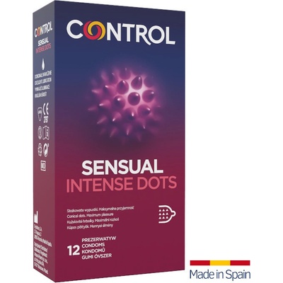 Control Sensual Intense Dots 12 ks