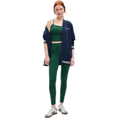 GAP POWER FULL LEGGING V2 tmavo zelená čierna