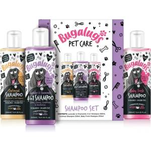 Bugalugs Shampoo Set Dog Grooming Giftset (3x250ml) Подаръчен Комплект Шампоани