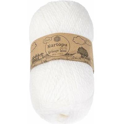 BELLATEX Melange Wool 100 g – 010 biela