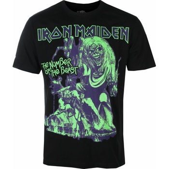 BRANDIT мъжка тениска BRANDIT - Iron Maiden - The Number of the Beast- 61050-черна