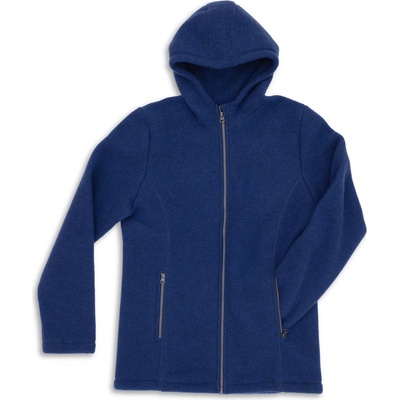 Engel Мъжко вълнено яке Engel Hooded Jacket Wool jacket - Enzian Melange - размер 44 (EU) (005-1635-0511)