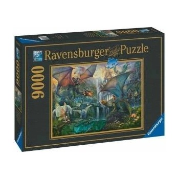 Ravensburger Пъзел Ravensburger The Magic Forest of Dragons (9000 Части)