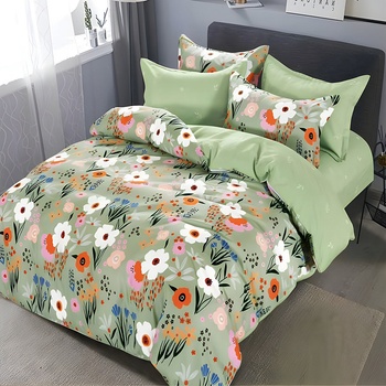 EmonaMall Двулицево спално бельо EmonaMall, 6 части - Модел S14965 (S14965-33333d)