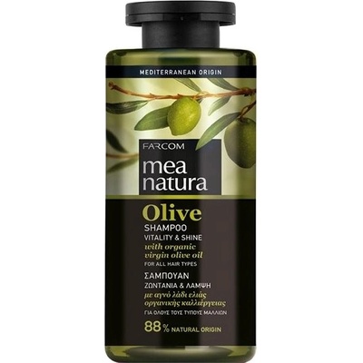 Mea Natura olivový šampón Vitalita a Lesk 300 ml