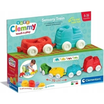 Clementoni Peppa Pig - vláček s kostkami