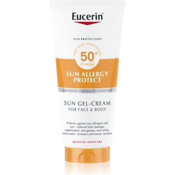 Eucerin Sun Allergy Protect защитен гел-крем за лице и тяло SPF 50+ 200ml