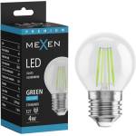 Mexen Vintis LED нажежаема жичка E27, G45, 4W, 55 lm, зелена - L156-E27-04XX-46 (L156-E27-04XX-46)