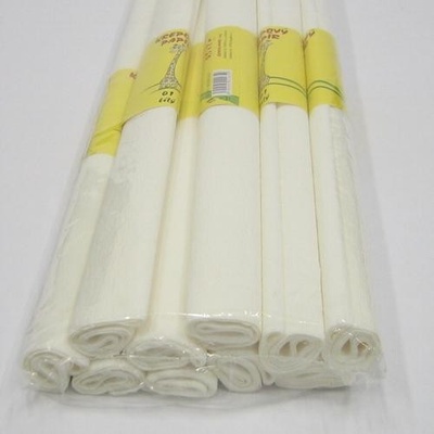 Krepový papír role 50 x 200 cm bílá – Zboží Dáma
