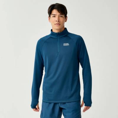 Brooks Reflective 1/4 Zip Indigo/Reflective