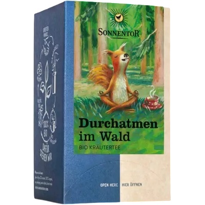 SONNENTOR Био билков чай - Дъх в гората - 18 пакетчета чай