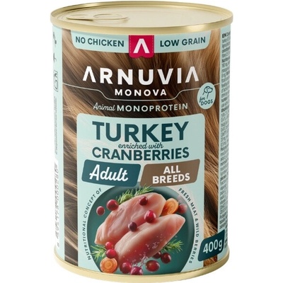 Arnuvia Dog Adult Turkey & Cranberries 6 x 400 g
