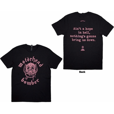 Motorhead tričko Bomber Lyric BP black