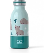 Monbento Dětská termoláhev Cooly Blue Capy 350 ml