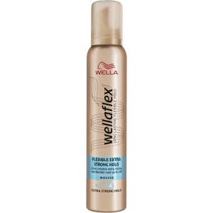 Wella Wellaflex Пяна за коса Flexible Extra Strong Hold 4, 200 ml