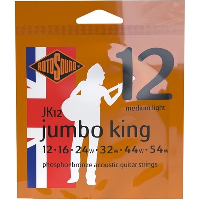 ROTOSOUND Струни за акустична китара Rotosound JK12 Jumbo King