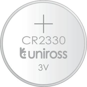 Uniross Батерии литиеви Uniross 8296, CR2330, 3V, 250mAh, 5бр (8296)