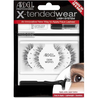 Ardell X-Tended Wear Lash System Demi Wispies комплект изкуствени мигли за жени 1 бр