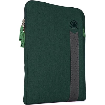 STM Дизайнерски ударо и водоустойчив калъф за iPad Pro 12.9 (2018), iPad Pro 12.9 (2020), iPad Pro 12.9 (2021), MacBook Air 11, MacBook 12, преносими компютри и таблети до 12.9 инча - STM Ridge Sleeve (зелен) (stm-214-150K-08)