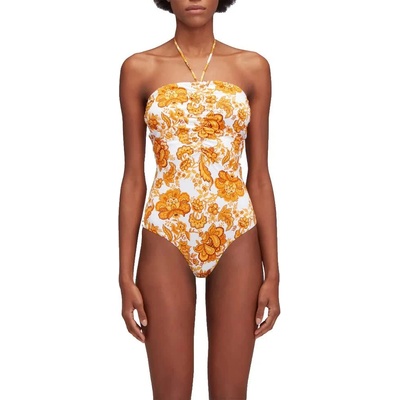 SUNDEK Бански костюм Sundek Flower tale print one-piece swimsuit - White (Maracuja)
