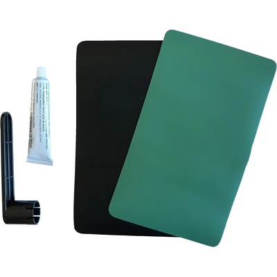 Gladiator Súprava na opravy člnov - látka čierna/zelená