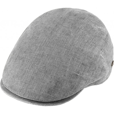 Fiebig Headwear since 1903 lněná letní bekovka šedá