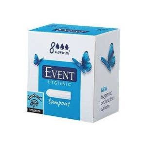 EVENT дамски тампони Normal 8бр (33-43)