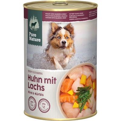 Pure Nature Adult kuře a losos s dýní 6 x 400 g