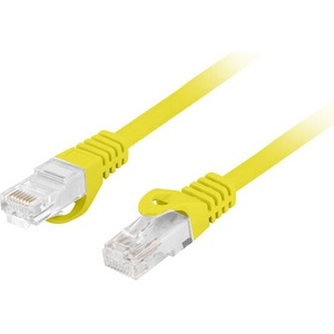 Lanberg Кабел Lanberg patch cord CAT. 6A U/UTP LSZH CU 0.25m Fluke Passed, Yellow (PCU6-10CU-0025-Y) - cybertrade