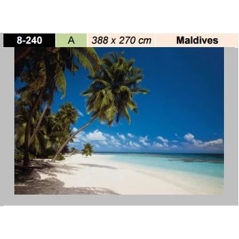 Komar 8-240 Fototapeta moře Maldives Rozměr 388 x 270 cm