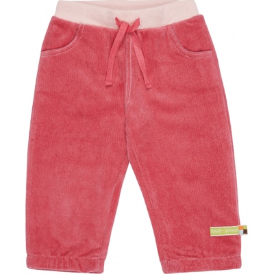 Dětské manžestrové kalhoty Růžová
