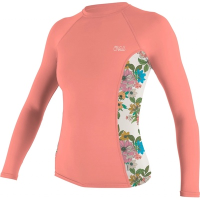 O'Neill Wms Side Print L/S Rash desert flower/cara floral