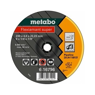 Metabo Flexiamant super 180 x 4 x 22,23 mm 61679500