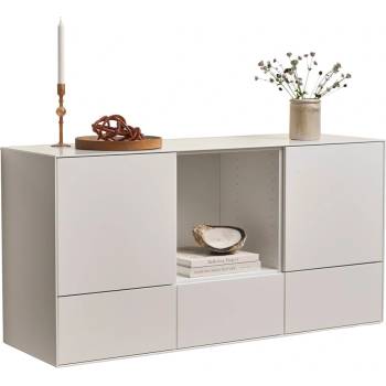 Hammel Furniture Бял нисък висящ скрин 135x68 cm Edge by Hammel - Hammel Furniture (939752002)