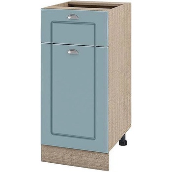 Image 1 of ИРИМ Долен кухненски шкаф с врата и чекмедже Сити МФ-Деним мат-06-24 десен 40 см десен