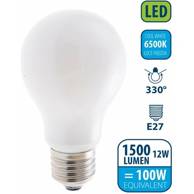 Velamp OPAL FILAMENT žárovka 12W, E27, 6500K