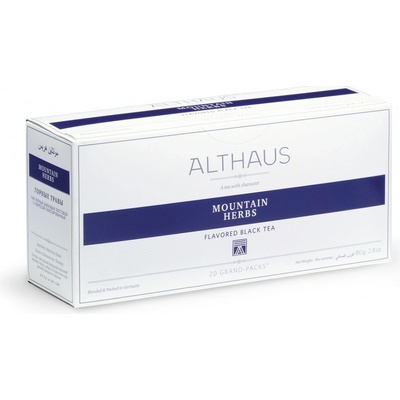 Althaus čaj černý Mountain Herbs 60 g