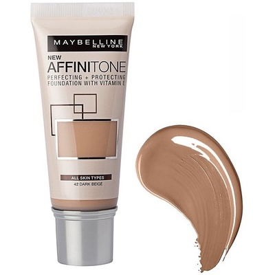 Maybelline New York Maybelline Фон дьо тен Affinitone, 42 Dark Beige, 30 ml