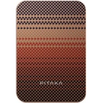 PITAKA Magsafe Външна Батерия, Pitaka Aramid Magnetic 5000mAh Qi2 Sunset, Кафяв (PBQ2402)