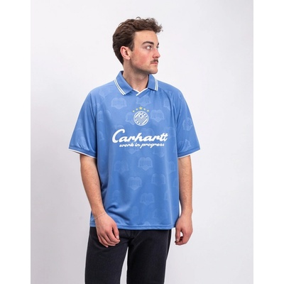 Carhartt WIP S/S Terrace Football T-Shirt Heart Train Jacquard Cura