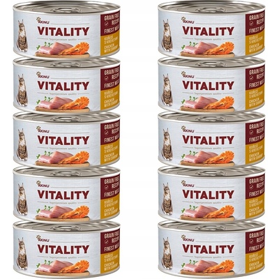 Akinu VITALITY Kuracie & krevety 10 x 70 g