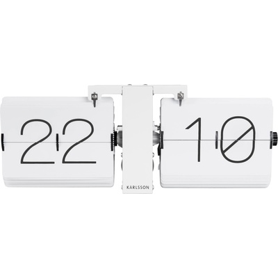 Karlsson Обръщащ се часовник No Case бял (KA5602WH)
