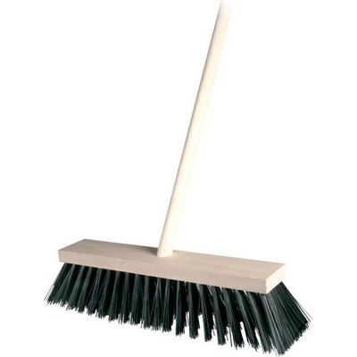 AGS Koště cestářské 35 cm s dřevěnou násadou