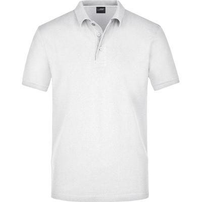 James & Nicholson JN 708 pánske pima piqué polo biele