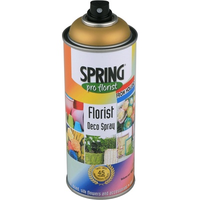 SPRING DECO SPRAY 400ML - 002 BRITE GOLD