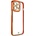 HQWear Дизайнерски кейс за iPhone 12 Pro Max Gold, с гел рамка, червен (9145576252116)