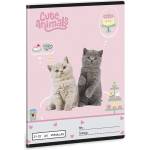 Ars Una Тетрадка с линии ARS UNA A/5, 32 листа, 21-32, за 4-8 клас, „Cute Animals - Tea Party 53625328 (53625328)
