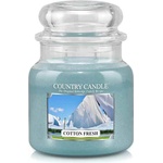 The Country Candle Company Country Candle Cotton Fresh ароматизирана свещ средна 2 фитила (453 g),